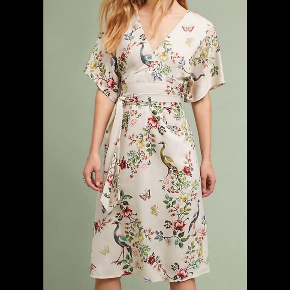 NWT DRA Avian Kimono MIDI Dress! So pretty!
